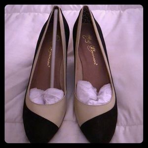 Matt Brendon suede and leather wedges 7